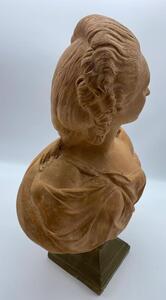 Antique terracotta bust of Madame du Barry 