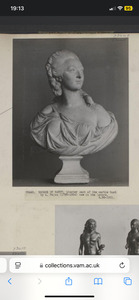 Antique terracotta bust of Madame du Barry 