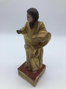 XVII Tuscan School Italian wood gild statue of Dominicus 