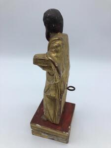 XVII Tuscan School Italian wood gild statue of Dominicus 