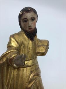 XVII Tuscan School Italian wood gild statue of Dominicus 