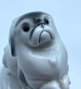 Pfeffer Gotha Art Deco dog porcelain book supports 