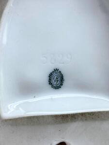 Pfeffer Gotha Art Deco dog porcelain book supports 