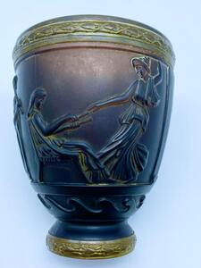 Daum Frères pate de verres G.de Feure Art Deco vase