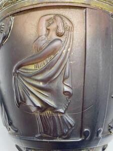 Daum Frères pate de verres G.de Feure Art Deco vase