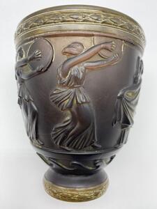 Daum Frères pate de verres G.de Feure Art Deco vase