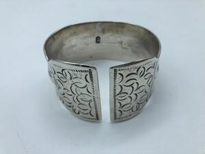 Silver ethnic jewelry bracelets and intaglio ring 