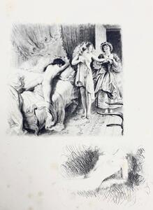 Fifteen erotic engravings by Paul Emile Bécat 