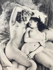 Fifteen erotic engravings by Paul Emile Bécat 