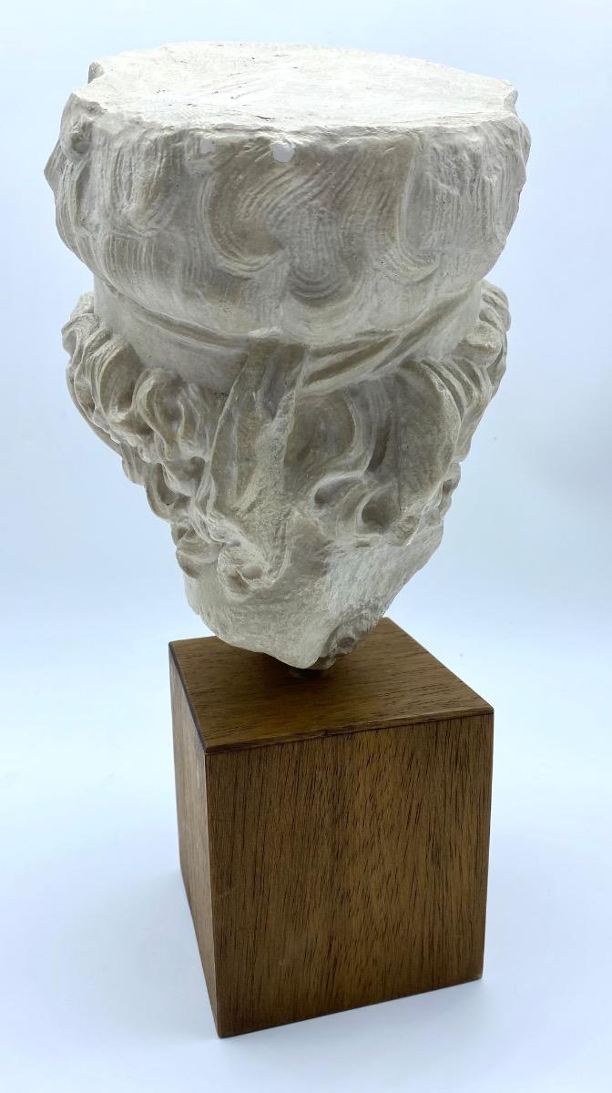 France plaster marble Roman head after Greek original Diadumenos 