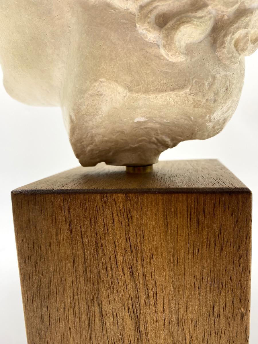 France plaster marble Roman head after Greek original Diadumenos 
