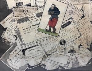 Hand colored engraving by Tardieu after Gatteaux ca 1792