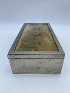 George Wright Art Deco painted polo box 