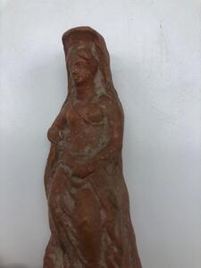 Grand Tour antique terracotta statue of Demeter 