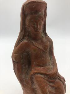 Grand Tour antique terracotta statue of Demeter 