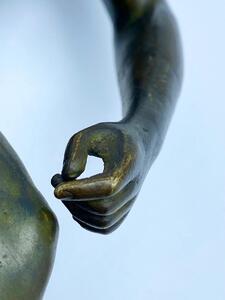 Grand Tour bronze Discobolus statue 