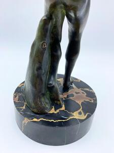 Grand Tour bronze Discobolus statue 