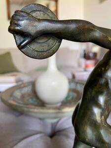 Grand Tour bronze Discobolus statue 