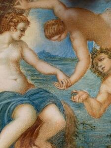 Antique miniature painting after Tintoretto by Pimpinelli 