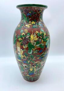 Japanese Kutani Aoki Mokubei vase 