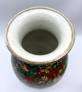 Japanese Kutani Aoki Mokubei vase 
