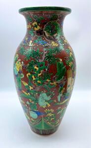 Japanese Kutani Aoki Mokubei vase 