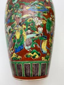 Japanese Kutani Aoki Mokubei vase 