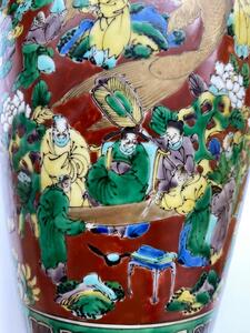 Japanese Kutani Aoki Mokubei vase 