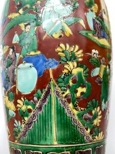 Japanese Kutani Aoki Mokubei vase 