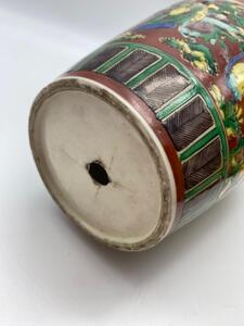 Japanese Kutani Aoki Mokubei vase 