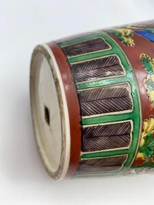 Japanese Kutani Aoki Mokubei vase 