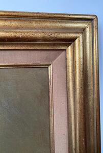 Female portrait painting by Van Vosselen 