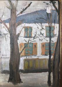 City square and street oil painting Piet Volckaert