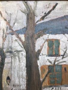 City square and street oil painting Piet Volckaert