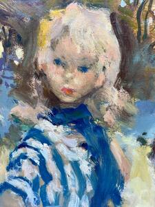 Pierre Grisot Parisienne portrait painting 