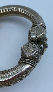 Antique silver ethnic bracket Egypt