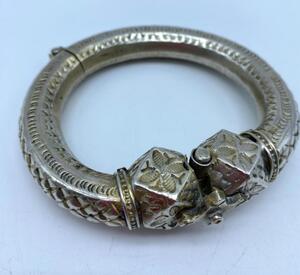 Antique silver ethnic bracket Egypt