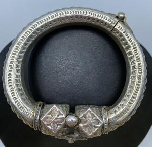 Antique silver ethnic bracket Egypt