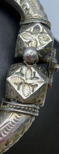 Antique silver ethnic bracket Egypt