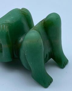 Pre-Columbian classic kneeling Tabasco Olmec jade figure 