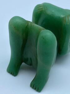 Pre-Columbian classic kneeling Tabasco Olmec jade figure 