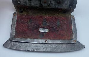 Large antique silver Tibetan flint pouch 