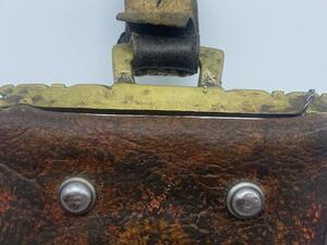 Large antique silver Tibetan flint pouch 