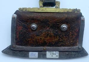 Large antique silver Tibetan flint pouch 