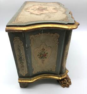 Rare antique Venetian miniature dresser on clawfeet 