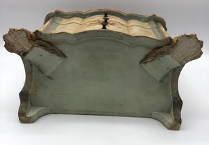 Rare antique Venetian miniature dresser on clawfeet 