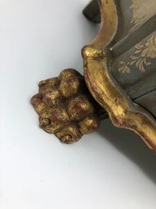 Rare antique Venetian miniature dresser on clawfeet 
