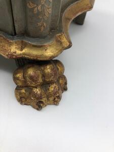 Rare antique Venetian miniature dresser on clawfeet 