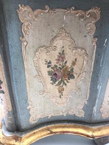 Rare antique Venetian miniature dresser on clawfeet 