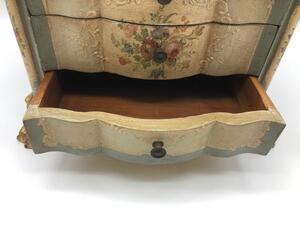 Rare antique Venetian miniature dresser on clawfeet 